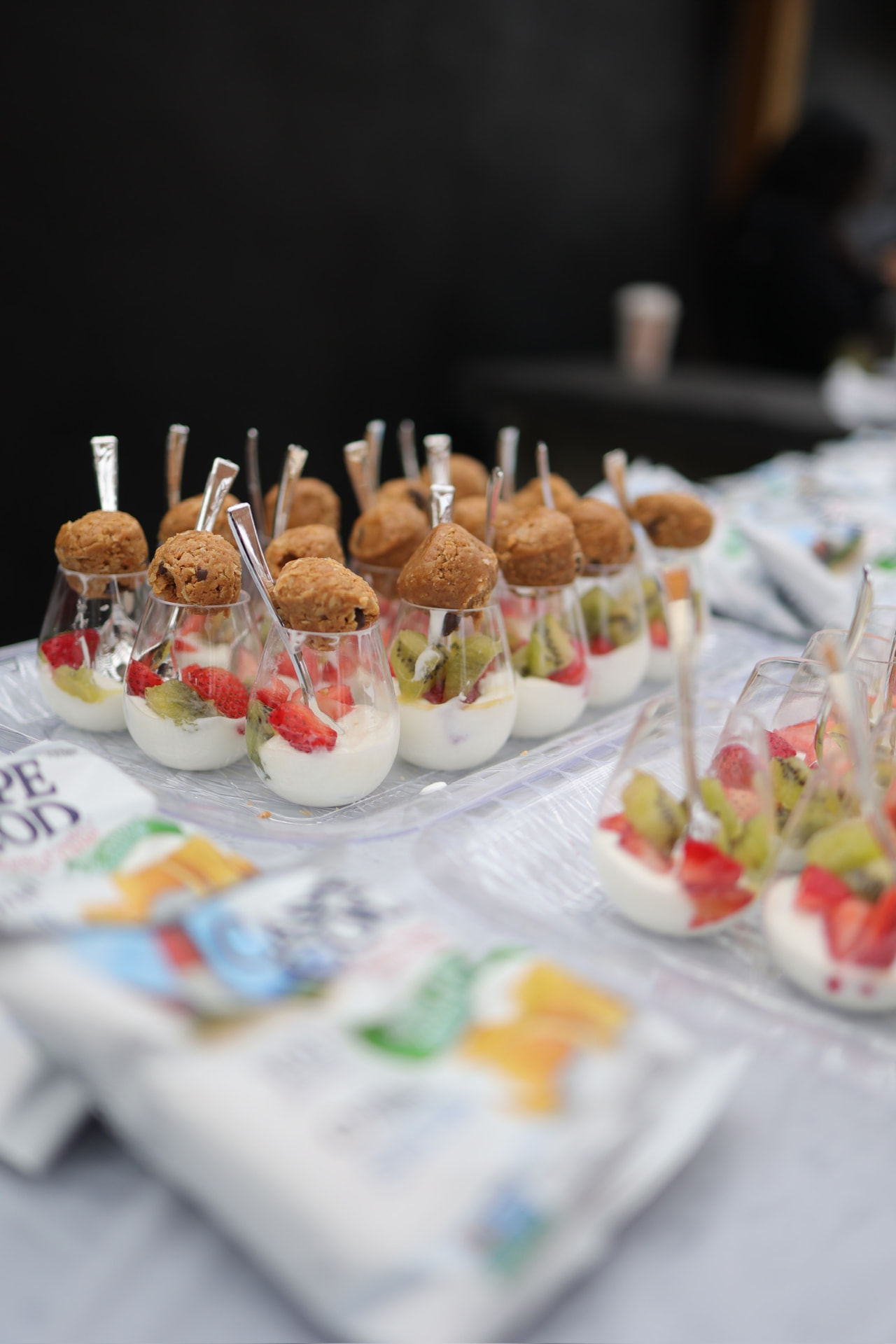 Wellness refreshments served at the 2025 experience